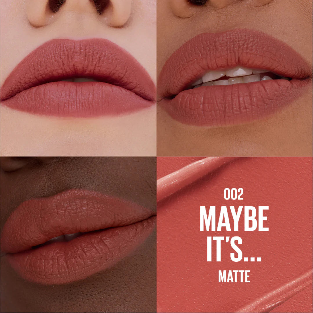 Maybelline, New York Serum Lipstick Hydrating Lip Makeup with 8HRs of Lip Plumping Moisture with Hyaluronic Acid + Oil Blend