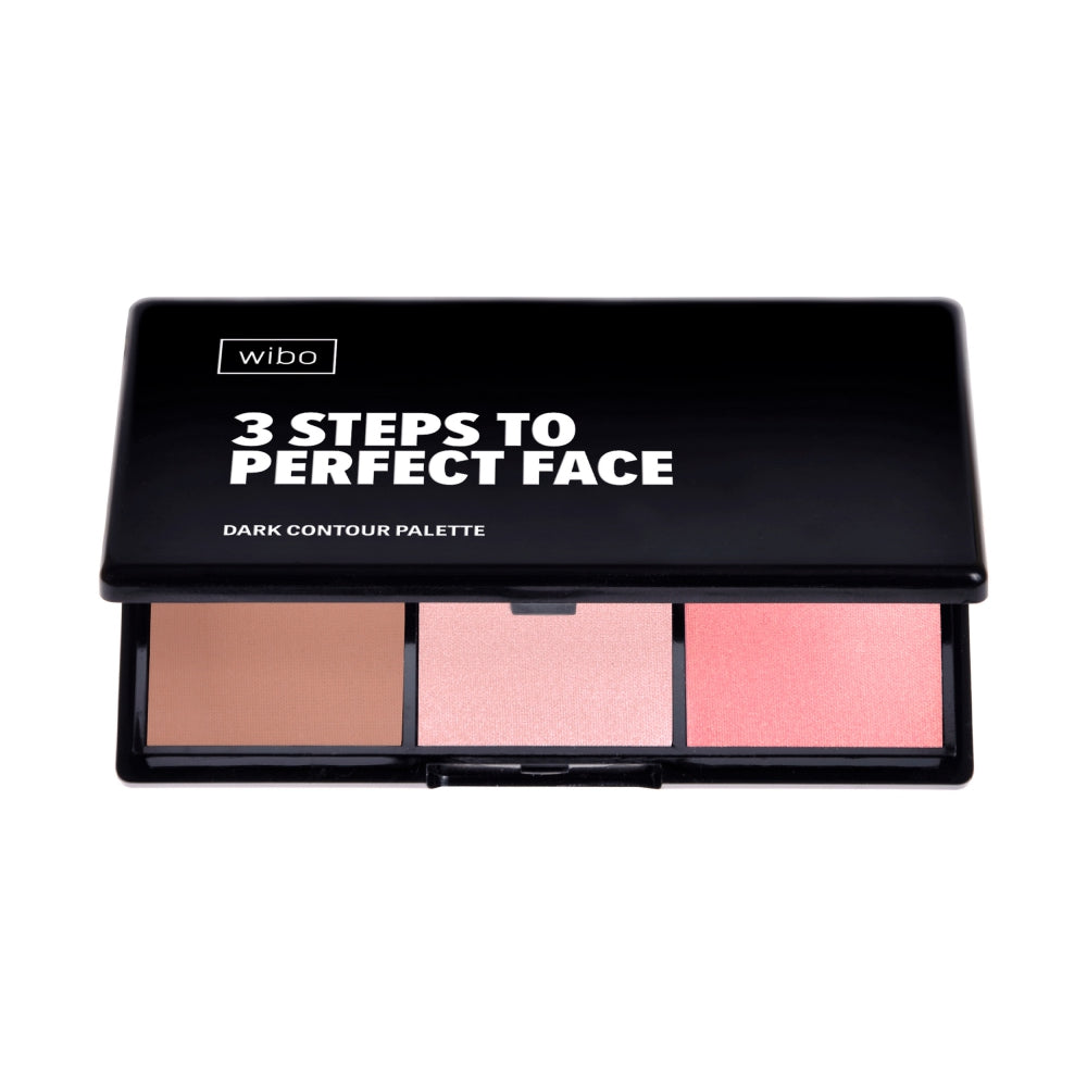 Wibo, 3 Steps To Perfect Face Light Contour Palette