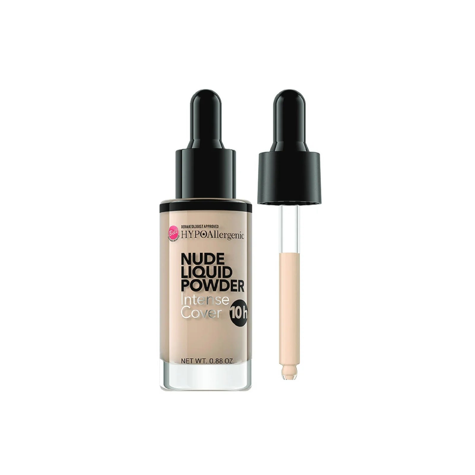 Bell, Hypoallergenic Nude Liquid Powder Intense Cover