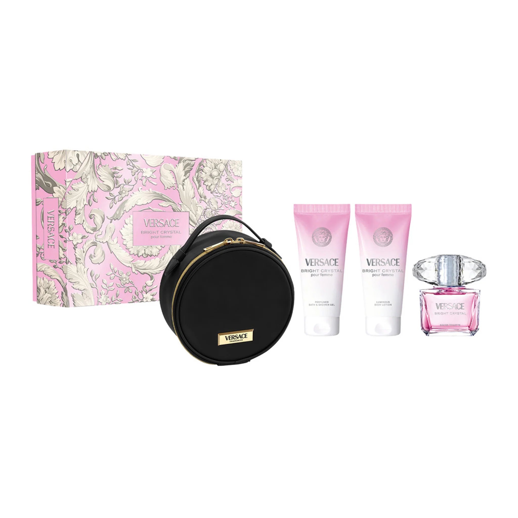 Versace, Bright Crystal Pour Femme Eau De Toilette - Gift Set