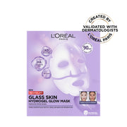 L’Oréal Paris, Revitalift Glass Skin Hydrogel Glow Mask, Transform Your Skin For A Dewy, Plumped, Glass Skin In Only 90 Minutes