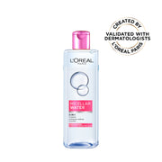 L’Oréal Paris, 3-in-1 Refreshing and Moisturizing Micellar Water, Cleanse, Remove Makeup and Soothe, for Sensitive and Normal to Dry Skin