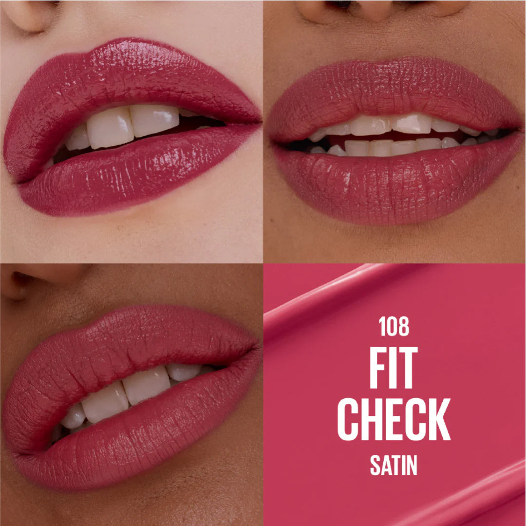 Maybelline, New York Serum Lipstick Hydrating Lip Makeup with 8HRs of Lip Plumping Moisture with Hyaluronic Acid + Oil Blend