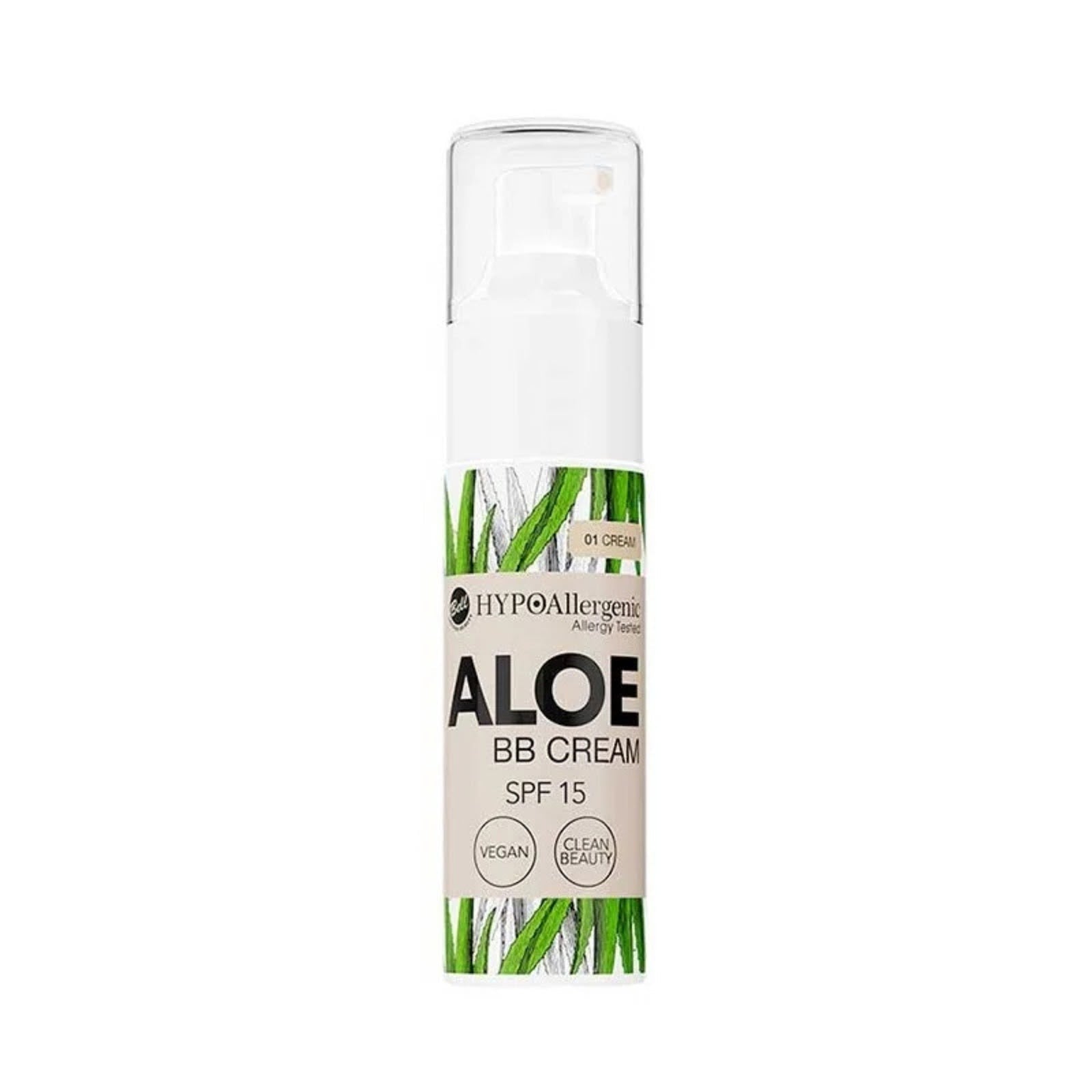 Bell, BB crème hypoallergénique à l'aloe vera végétalienne SPF 15