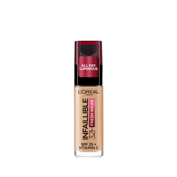L'Oreal, Paris Makeup Infallible 32H Freshwear Longwear Liquid Foundation, Vitamin C, SPF25