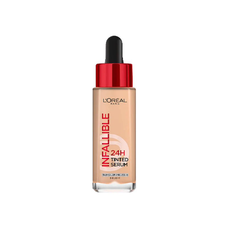L’Oréal Paris, 24H Tinted Serum with 1% Hyaluronic Acid for Radiant Hydrated Skin