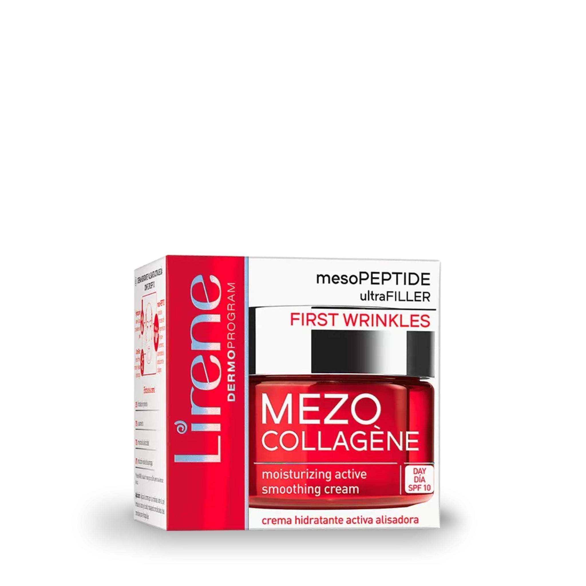 Lirene, Mezo Collagene Crème de jour lissante active hydratante avec SPF 10 50 ml