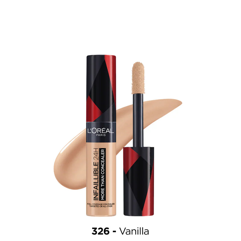 L'Oreal, Paris Infallible Full Wear Waterproof Concealer Up To 24h Full Coverage-Flawless Matte Finish