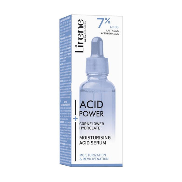 Lirene, Acid Power Acid Serum Face Moisturising serum with LACTIC AND LACTOBIONIC ACIDS 30 ml