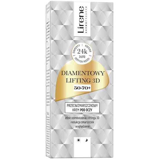 Lirene, Diamond Lifting 3D Anti-Wrinkle Lifting Eye Cream 50-70+