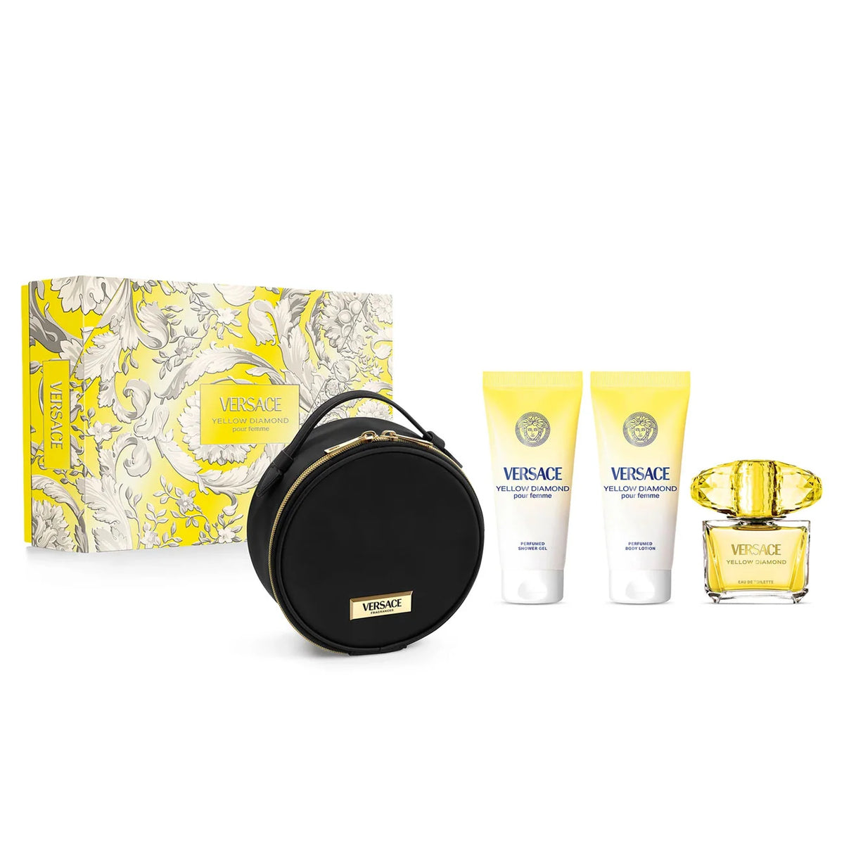 Versace, Yellow Diamond Pour Femme Eau De Toilette - Gift Set