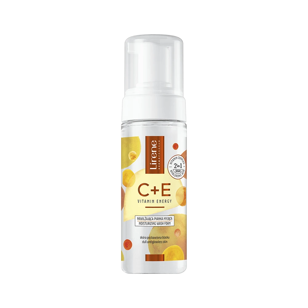 Lirene, C+E Vitamin Energy Moisturizing Cleansing Foam