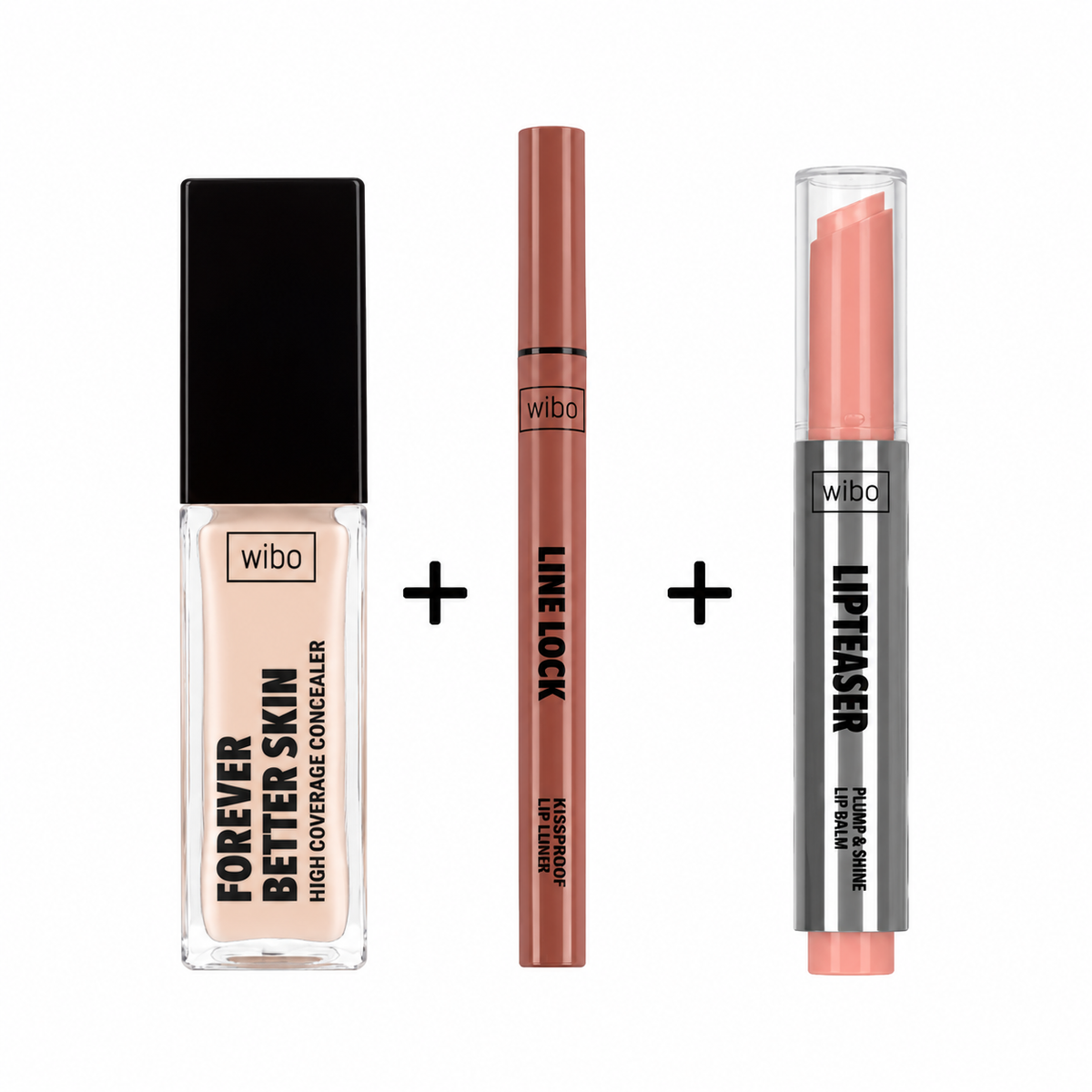 Wibo Perfect Base & Lip Trio Bundle