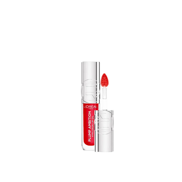 L'Oreal, Paris Plump Ambition Hyaluron Lip Oil, 24HR Hydration and Volumizing Shine