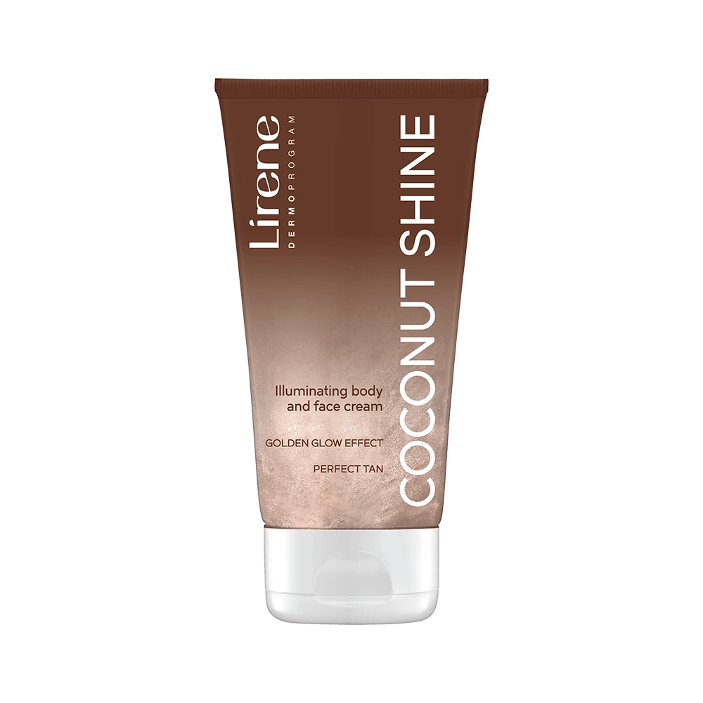Lirene, Coconut Shine Perfect Tan Golden Body and Face Cream