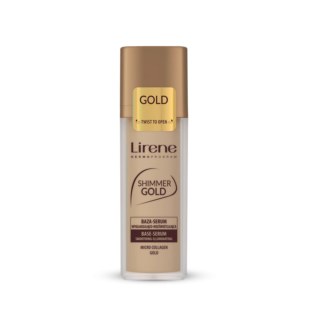Lirene, Shimmer Gold Smoothening & Illuminating Base Serum
