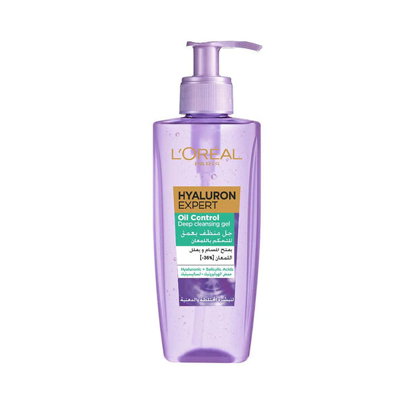 L'Oreal, Paris Hyaluron Expert Moisturiser and Anti-Aging Oil Control Deep Cleansing Gel