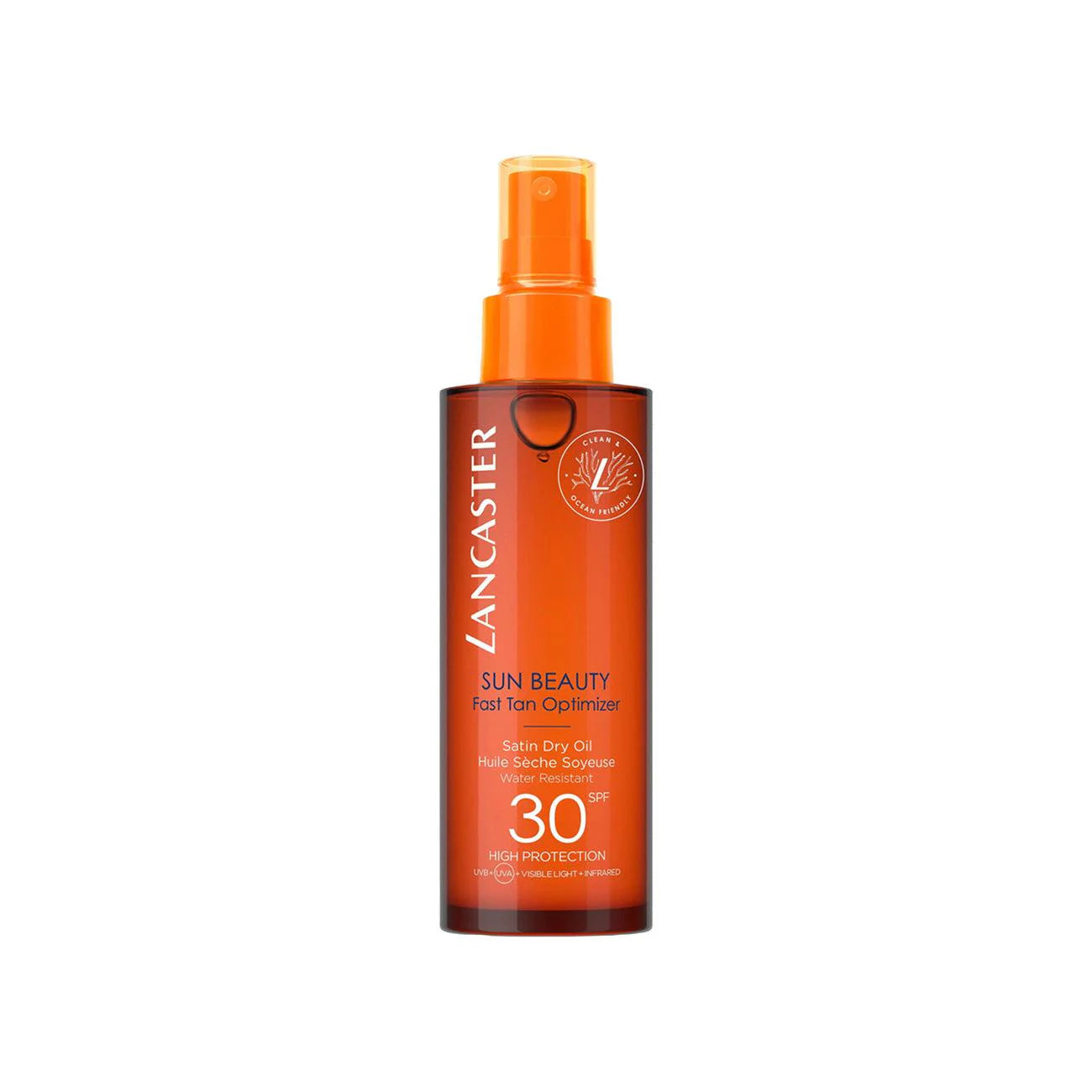Lancaster, Sun Beauty Fast Tan Optimizer Satin Dry Oil SPF30