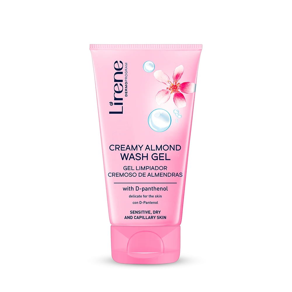 Lirene, Creamy Almond Wash Gel with D-Panthenol